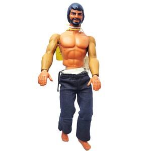 10" Vintage 1971 Big Jim Wolf Pack the Whip Action Figures By Mattel